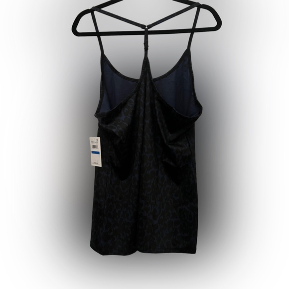 H by Halston Tops - NWT - H by Halston - Blue Camo Studio Y Back Tank